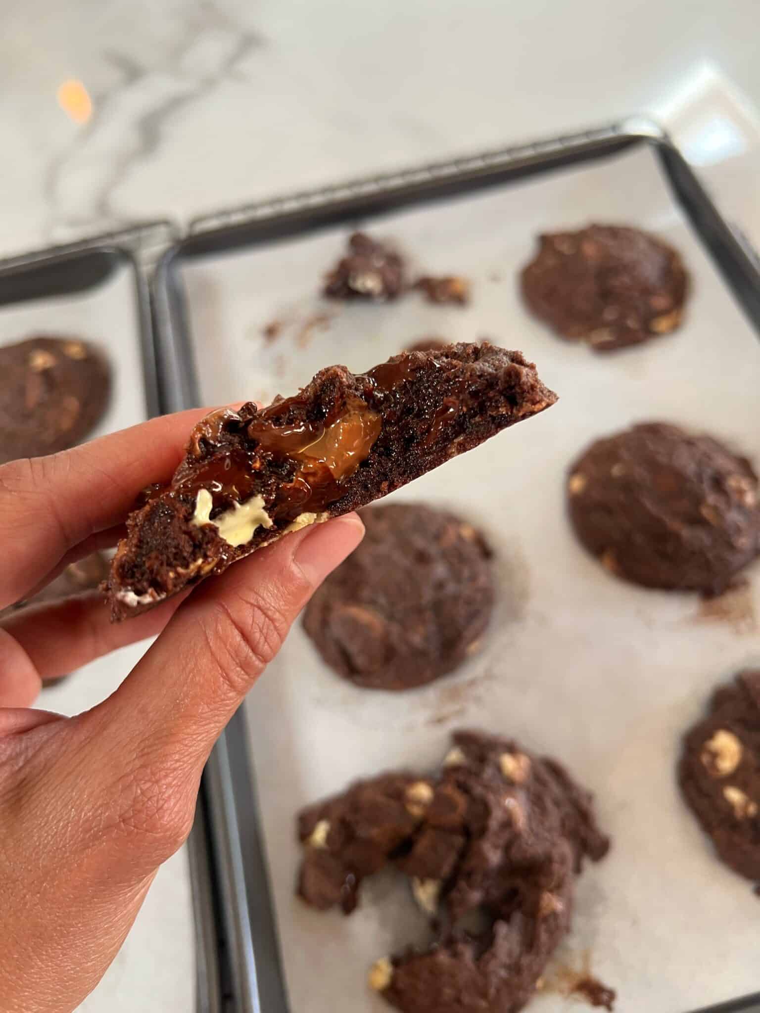 Triple Chocolate Chip Cookies Chetna Makan